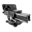 Menghina rotativa turnata, 125 mm, de banc, cu nicovala, Premium Line, Verke