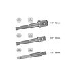 Set 3 adaptoare pentru filetanta 1/2, 1/4, 3/8, Silver