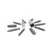 Set biti hexagonali 1/4", 1/2", pentru suruburi uzate, 12 piese, Asta