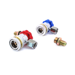 Set 2 cuple, pentru sisteme de aer conditionat, R134A, conectori de service 90° Satra