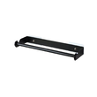 Suport pentru prosoape de bucatarie, servetele, 33 x 3.5 x 10.8 cm otel, negru, Klausberg