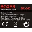 Incalzitor Gaz 20KW BX343 20kw Pornire Manuala Boxer