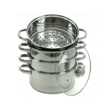 Set de 5 piese, oala pentru fiert cu abur, inox, 24 cm 5 litri Kinghoff