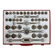 Trusa filiere si tarozi 110 piese, Silver