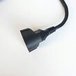 Cablu prelungitor curent 10 metri negru grosime 2.5mm 2800w