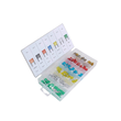 Set sigurante auto, plate, mini, 5 - 30 A, 120 piese, Asta
