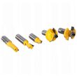 Set 35 freze pentru lemn , cutie metalica compatibile cu Oberfreza, freza electrica prindere de 8mm Silver