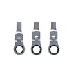 Set chei cu clichet si balama, 12 piese, 8 - 19 mm, Silver