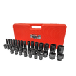 Set chei tubulare de impact lungi, 1/2" 8 - 32 mm, 35 piese, Verke