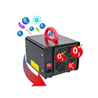 Generator de ozon pentru eliminarea mirosurilor neplacute si combaterea microbilor, putere 155 W, Red Technic