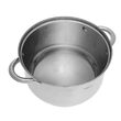 Set de 6 oale din inox cu capac sticla, fund termic multistrat, Kinghoff