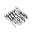 Set burghe pentru filetare, 6 piese, M3, M4, M5, M6, M8, M10, Silver