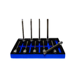 Trusa torx, biti, lungi 140 mm, 10 piese, 3/8" T10-T55, Satra