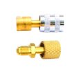 Set de 11 adaptoare pentru aerul conditionat, R12-R134A, Satra