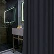 Perdea pentru cabina dus, 180x200 cm, negru, Sepio