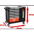 Dulap de scule complet echipat, 306 piese, Verke