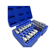 Trusa 34 chei, torx, biti, e-torx, 3/4", Asta