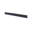 Set chei tubulare de impact 1/2", 10-24 mm, 15 piese, Asta