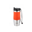 Cana termica din inox, capacitate 380ml, portocaliu, Kinghoff