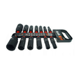 Trusa 13 tubulare de impact 10-32 mm Black