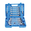 Trusa chei fixe combinate cu clichet  8-22 mm Satra