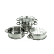 Set de 5 piese, oala pentru fiert cu abur, inox, 24 cm 5 litri Kinghoff