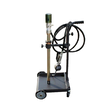 Pompa pneumatica pentru transfer ulei, cu suport pentru butoi, contor, 180 - 220 kg, kit complet, mobil, Satra 