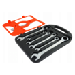 Set chei inelare articulate cu clichet 7 piese 8-19mm Verke