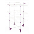 Uscator vertical pentru rufe, pliabil, pe roti, Inaltime 140 cm, 25 m Sepio
