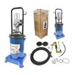 Gresor pneumaric 12 litri, pompa pneumatica pentru gresat, Silver