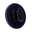 Raft pentru baie cu doua polite, metalic, prindere pe perete, Negru, Sepio