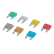 Set sigurante auto, plate, mini, 5 - 30 A, 120 piese, Asta