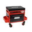 Taburet, scaun pentru atelier cu sertar, 33,5x27x17cm 135kg, Verke
