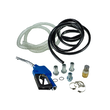 Pompa pentru transfer combustibil, motorina, benzina, cu contor 230 V 2200 W Black