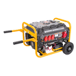 Generator de curent pe benzina 3 kw, 2 in 1, monofazic si trifazic, motor in 4 timpi, pornire la cheie si la demaror, stabilizator de tensiune AVR, Powermat