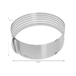 Forma, inel reglabil pentru tort, din inox, 8.5 x 26 x 31 cm, Kinghoff