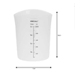Recipient din plastic pentru măsurarea lichidelor, capacitate 500 ml, gradata, Kinghoff