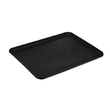 Suport pentru vase, cu tavita, negru 45x35,5x16,5 cm, otel-plastic, Kinghoff