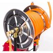 Pompa stropit cu rezervor 60L, furtun 28m, pulverizator cu motor in 4 timpi 1.4 CP, Powermat 
