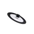 Capac universal din sticla si silicon, 24, 26, 28 cm, Kinghoff