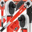 Cheie dinamometrica profesionala, 1/2", interval cuplu reglabil 70-350 Nm, lungime 620 mm, Verke