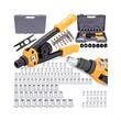 Pistol, cleste profesional pentru piulite nituibile, M3 - M12, 110 piese, Powermat