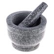 Mojar cu pistil din granit, 14x10 cm negru, Kinghoff