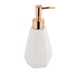  Dozator manual de sapun lichid, alb, auriu, 100ml, Sepio