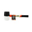 Ciocan din cauciuc cu maner din lemn, cap rotund 660 g, Verke