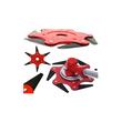 Disc pentru motocositoare cu 4 lame, compatibil cu iarba mare, arbusti, stuf, buruieni,