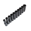 Set chei tubulare de impact 1/2 lungi, 10 - 24 mm, 10 piese, Asta