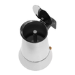 Aparat pentru prepararea manuala a cafelei espresso, utilizare pe aragaz, culoare argintiu, 4 cesti, capacitate 200 ml, Kinghoff