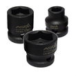 Set chei tubulare de impact 1/2", 10-24 mm, 15 piese, Asta