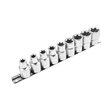 Set de 9 chei tip torx, 1/2" E10-E24, Verke